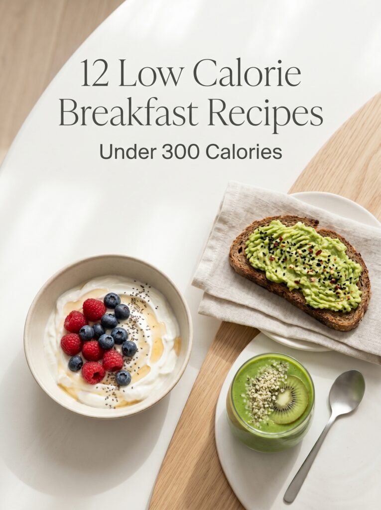 low calorie breakfast recipes under 300 calories